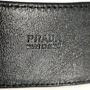 Prada | Accessories | Prada Unisex Black Leather Belt Size  display picture 1